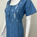 Breathable Denim Look Nightgown