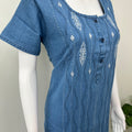 Breathable Denim Look Nightgown