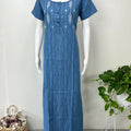 Breathable Denim Look Nightgown