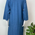Blue Soft & Stylish Embroidery Denim Fabric Nightgown
