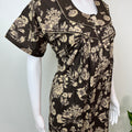 Floral Printed Pure Cotton Nightgown