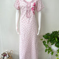 Boutique Cotton Nightgown with Elegant Embroidery