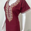 Maroon Classic Charm Bizzylizzy Nighty