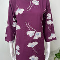 Purple Rayon Night Suit