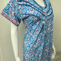Sky Blue Pure Cotton Nighty Soft & Breathable