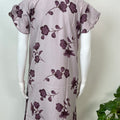 Lavender Alpine Fabric Nighty for Women