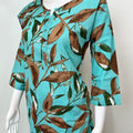 Turquoise Pure Cotton Night Duit