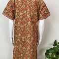 Maroon Printed 100% Cotton Nightgown