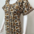 Crean Pure Cotton Front Open Nightgown