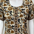 Crean Pure Cotton Front Open Nightgown