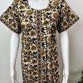 Crean Pure Cotton Front Open Nightgown