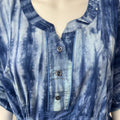 Denim Blue Premium Alpine Fabric Kaftan