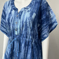 Denim Blue Premium Alpine Fabric Kaftan