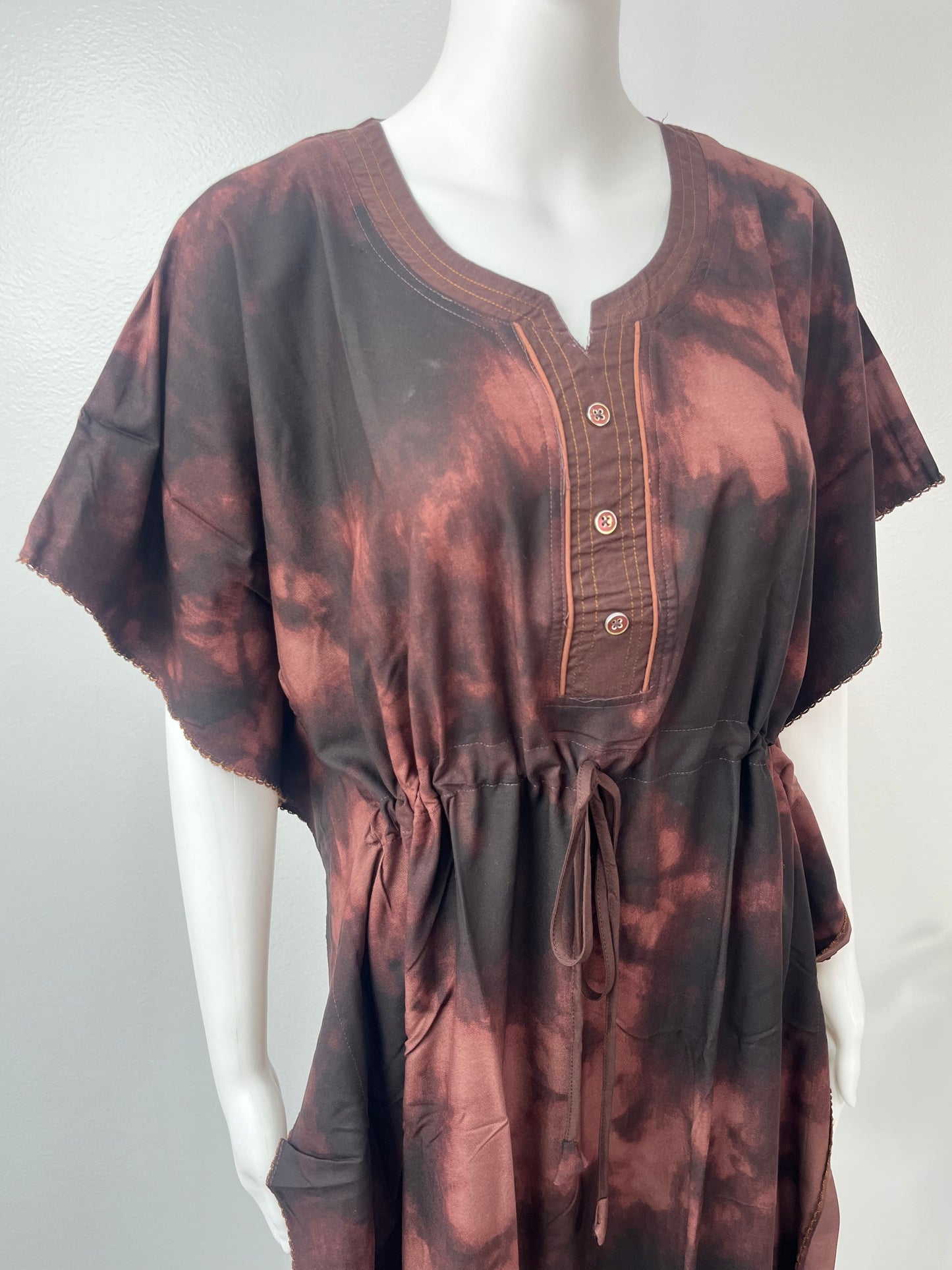 Coffee Alpine Kaftan Elegant & Classy