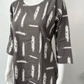 Grey Mirage Rayon Fabric Co-ord Set