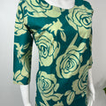 Emerald Bloom Pure Cotton Co-ord Set