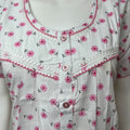 Pink Flora Boutique Cotton Nighty Soft & Comfortable