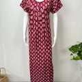 Hot Pink 100% Cotton Women's Nighty