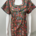 Grey Pure Cotton Nightgown Comfortable & Elegant.