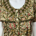 Bottle Green 100% Cotton Nightgown Soft & Comfortable