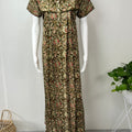 Bottle Green 100% Cotton Nightgown Soft & Comfortable
