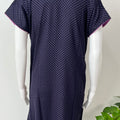 Purple Premium Alpine Embroidered Nightgown