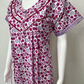 Floral 100% Cotton Nightgown Soft & Breathable