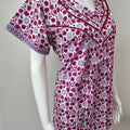 Floral 100% Cotton Nightgown Soft & Breathable