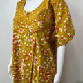 Mustard 100% Cotton Nighty Comfortable & Elegant