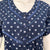 Floral print alpine pleated nighty for women with pocket