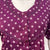 Floral print alpine pleated nighty for women with pocket