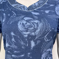 Floral print alpine A-line nightgown for women