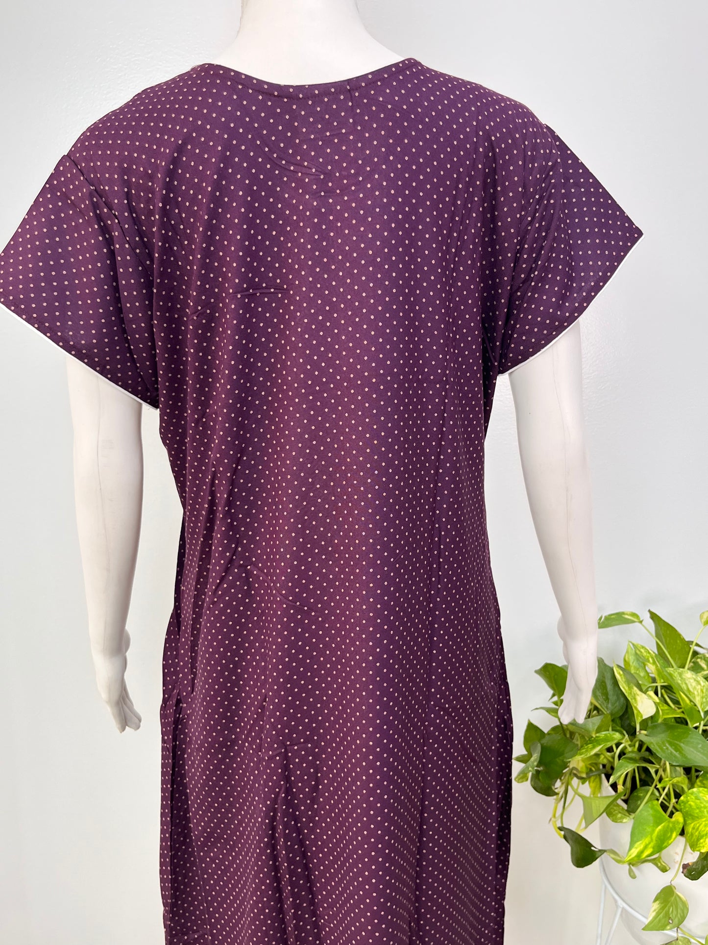 Designer alpine A-line nighty for women from Rose Petals