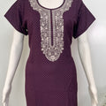 Designer alpine A-line nighty for women from Rose Petals