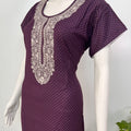 Designer alpine A-line nighty for women from Rose Petals