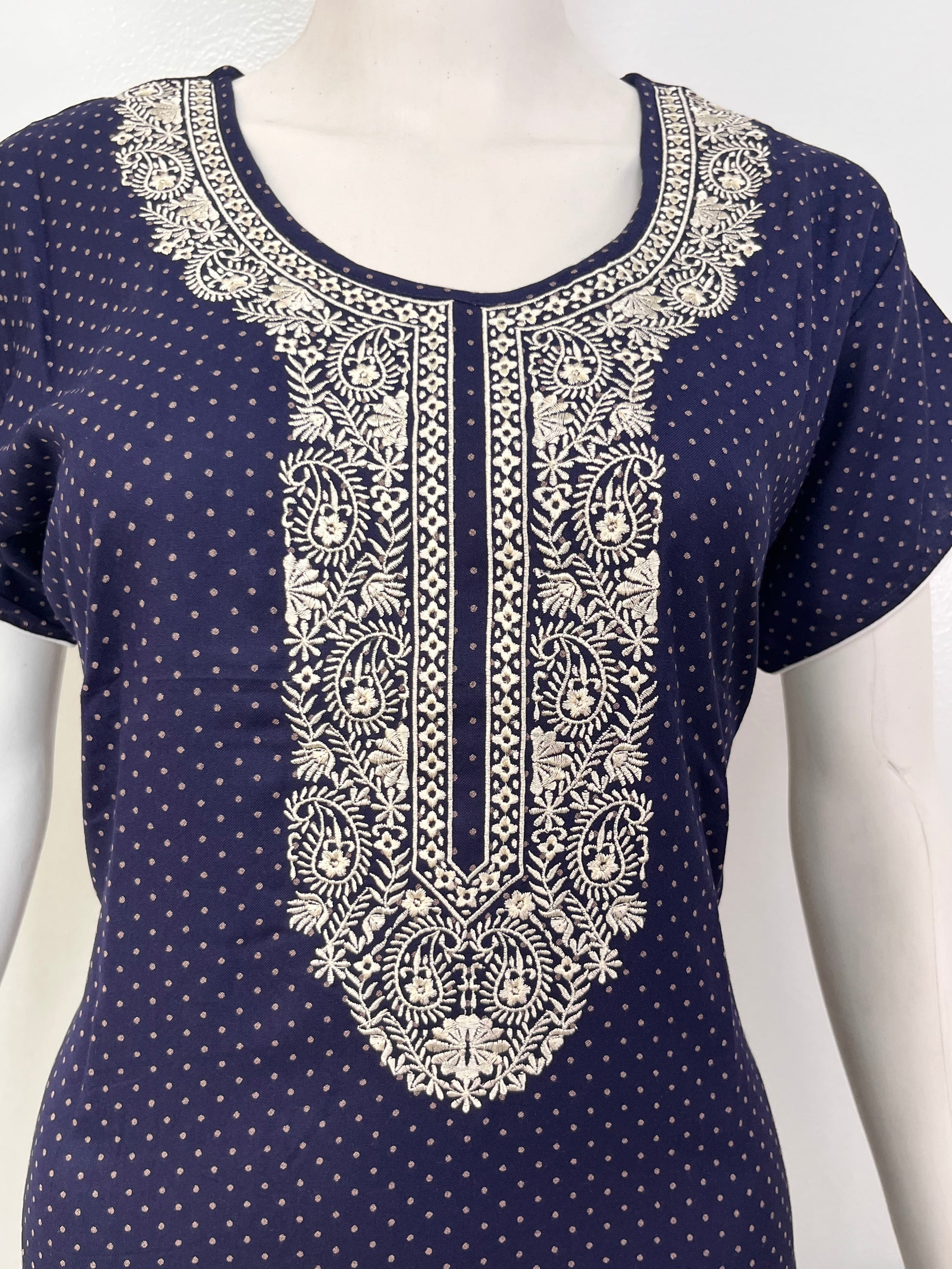 Designer alpine A-line nighty for women from Rose Petals