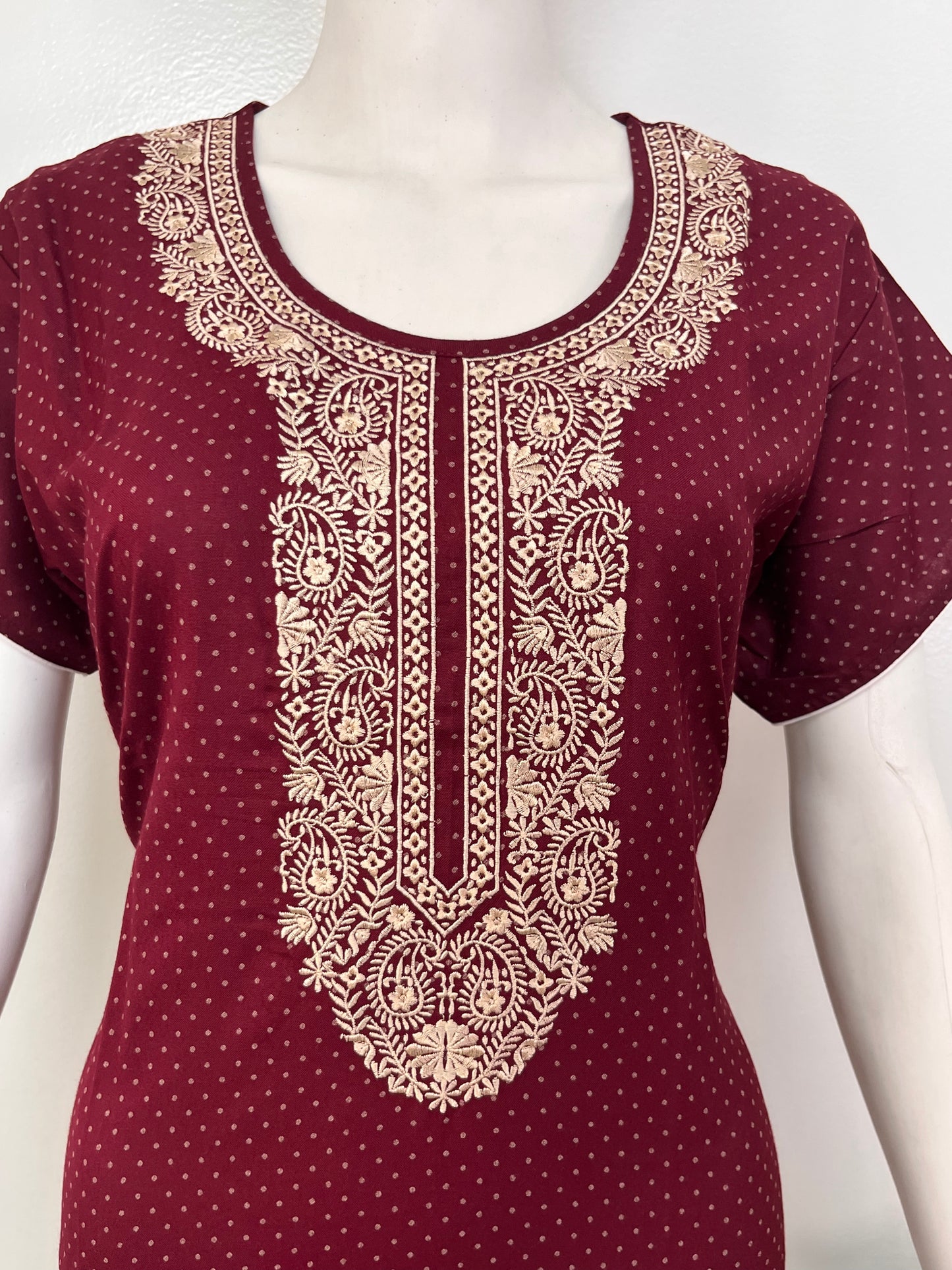 Designer alpine A-line nighty for women from Rose Petals
