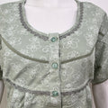 Floral rayon nighty for women, lightweight and silky