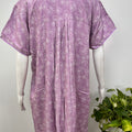 Floral rayon nighty for women, lightweight and silky