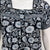 Designer pure cotton pleated nighty for women with pocket
