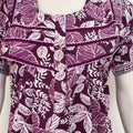 Floral printed pure cotton pleated nighty for women