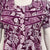 Floral printed pure cotton pleated nighty for women