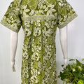 Floral printed pure cotton pleated nighty for women