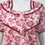 Printed pure cotton pleated nighty for women in four colours
