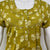 Floral pure cotton pleated nighty for women with pocket