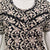 Printed pure cotton pleated nightgown for women with pocket