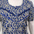 Printed pure cotton pleated nightgown for women with pocket