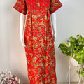 Floral Cotton Nightgown Lightweight & Comfortable Daily Wear