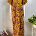 Floral Print Cotton Nighty Airy & Lightweight Daily Wear