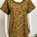 Pure Cotton Nightgown Printed Design & Soft Breathable Fabric